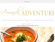 Tablet Screenshot of amandaadventure.com